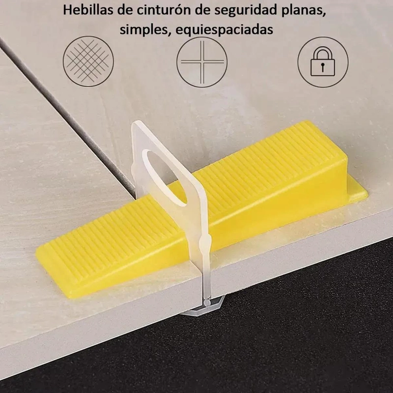 500 CLIPS SEPARADORES NIVELADORES PARA AZULEJOS DE CERAMICA 1,5MM - 5