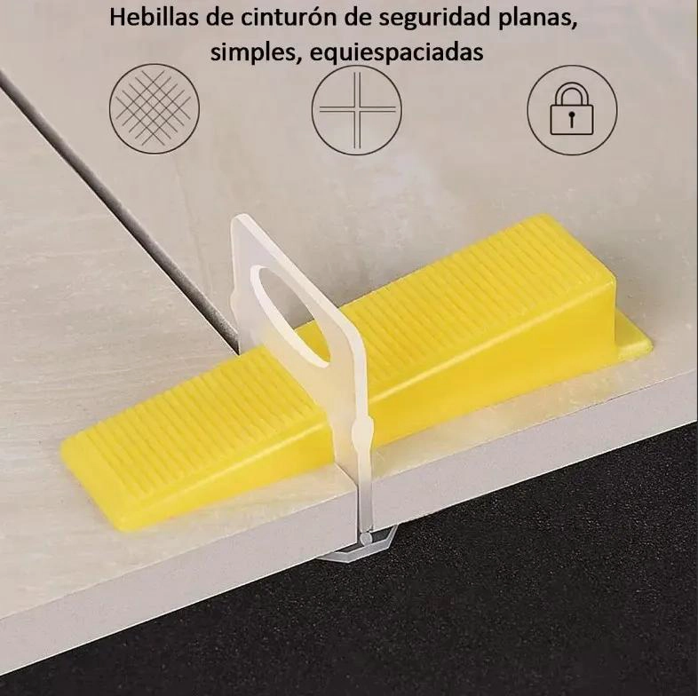 500 CLIPS NIVELADORES PARA AZULEJOS 1,5MM TRANSPARENTE - 5