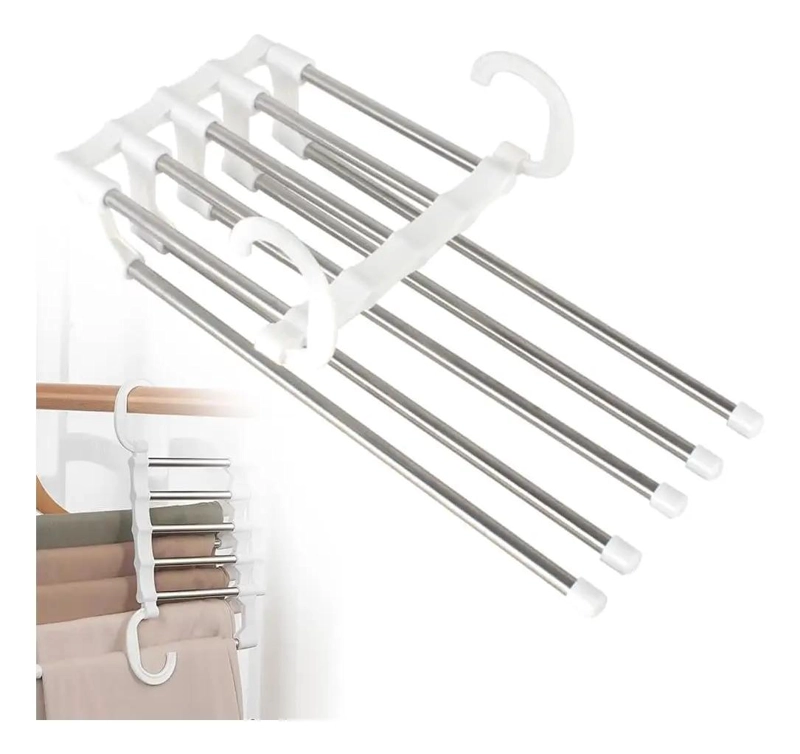 PACK DE 6 PERCHEROS COLGADORES PLEGABLES PARA ROPA MULTICAPA - 8