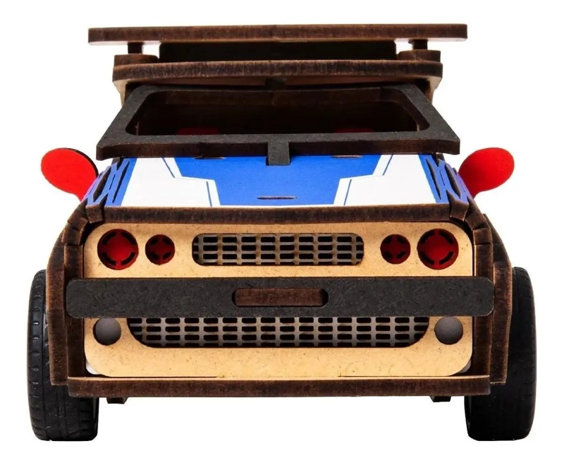 PUZZLE 3D VEHICULO ARMABLE DE MADERA PARA NIÑOS - 2