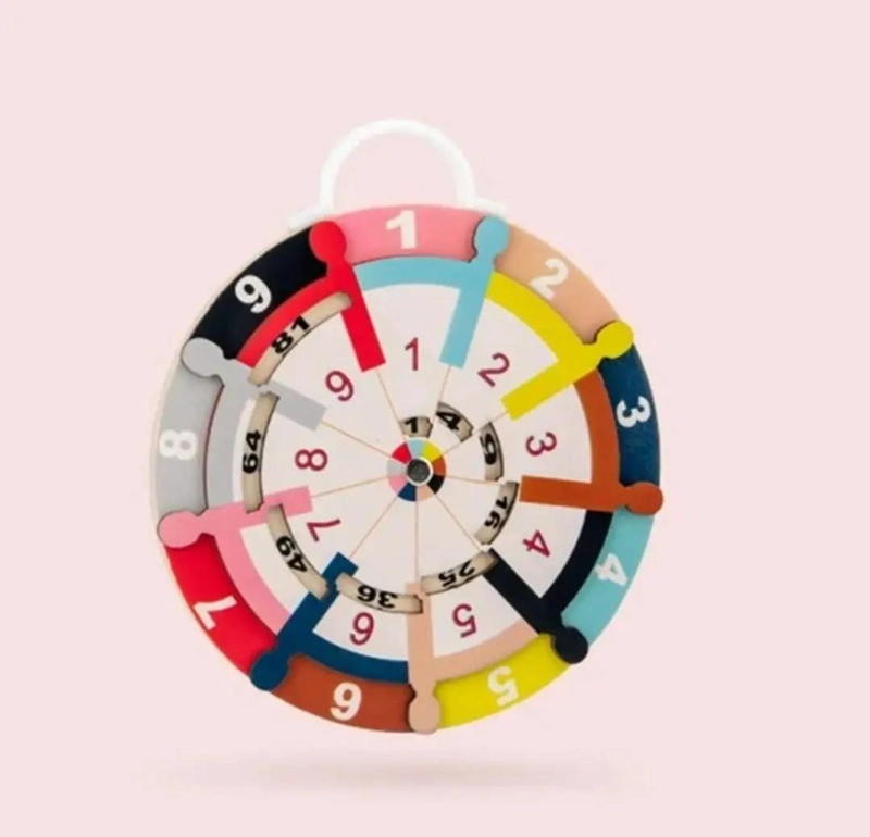 JUEGO EDUCATIVO DISCO DE MULTIPLICACION PARA NIÑOS - 5