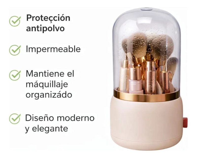 ORGANIZADOR DE MAQUILLAJE COMPACTO Y FUNCIONAL PARA BELLEZA - 2