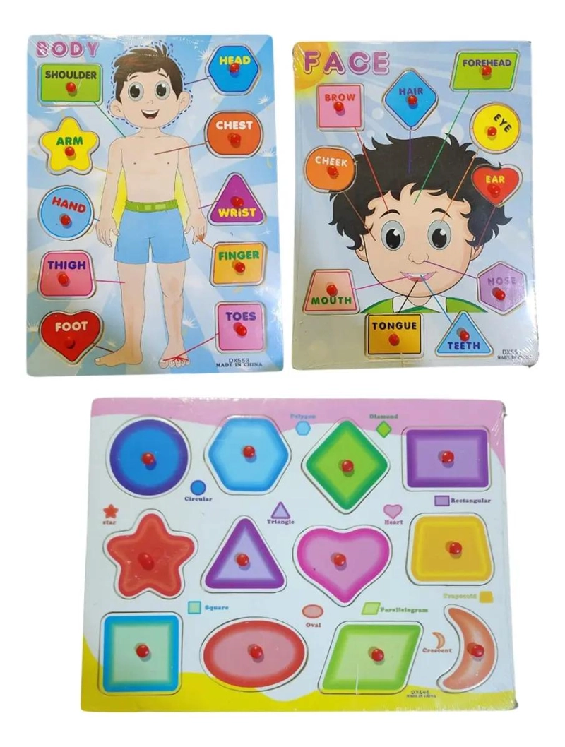 PACK DE ROMPECABEZAS DIDACTICOS PARA APRENDER INGLE S - 1