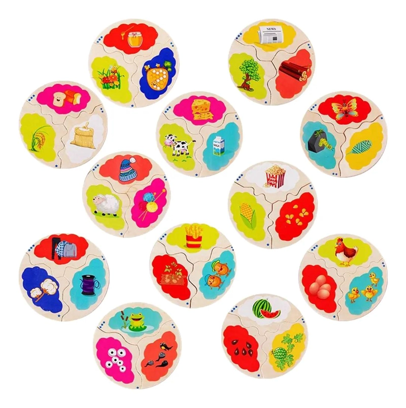 PUZZLE MONTESSORI PARA EL DESARROLLO INFANTIL Y APRENDIZAJE - 1