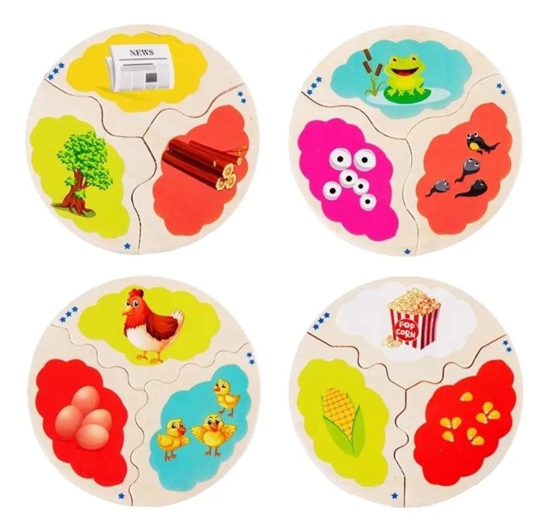 PUZZLE MONTESSORI PARA EL DESARROLLO INFANTIL Y APRENDIZAJE - 2