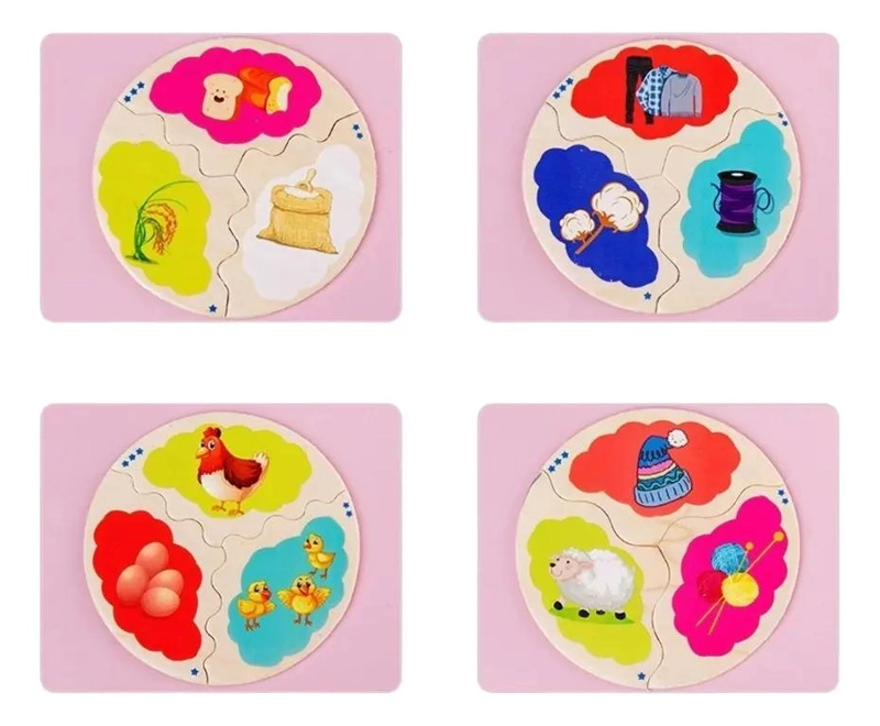 PUZZLE MONTESSORI PARA EL DESARROLLO INFANTIL Y APRENDIZAJE - 5