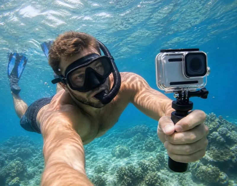 CARCASA IMPERMEABLE PARA CAMARAS DEPORTIVAS GOPRO HERO 9 10 11 12 - 2