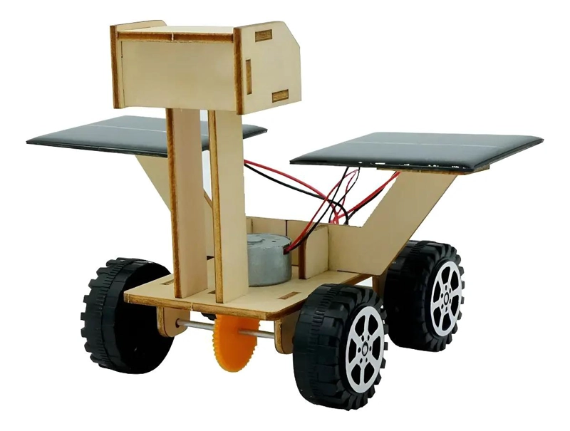 MAQUETA DE ROBOT ROVER SOLAR PARA NIÑOS DE MADERA - 1