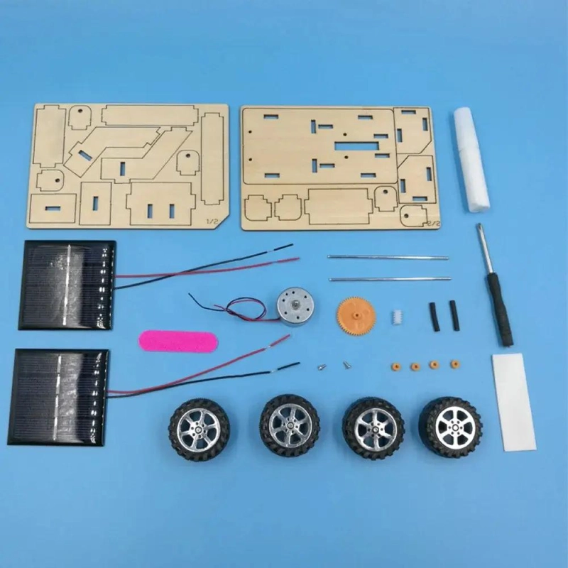 MAQUETA DE ROBOT ROVER SOLAR PARA NIÑOS DE MADERA - 4