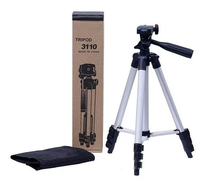 TRIPODE AJUSTABLE DE ALUMINIO PARA CAMARA Y CELULAR 102 CM - 5