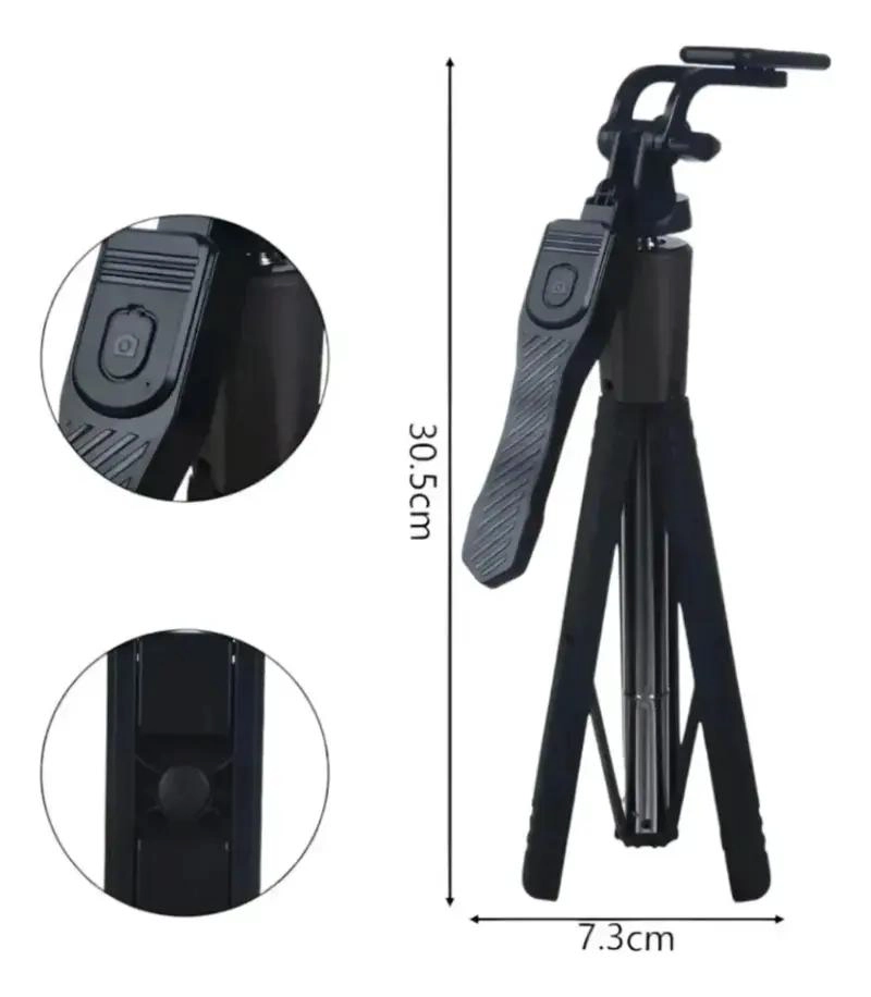 TRIPODE 2 EN 1 CON PALO SELFIE EXTENSIBLE HASTA 160 CM - 3