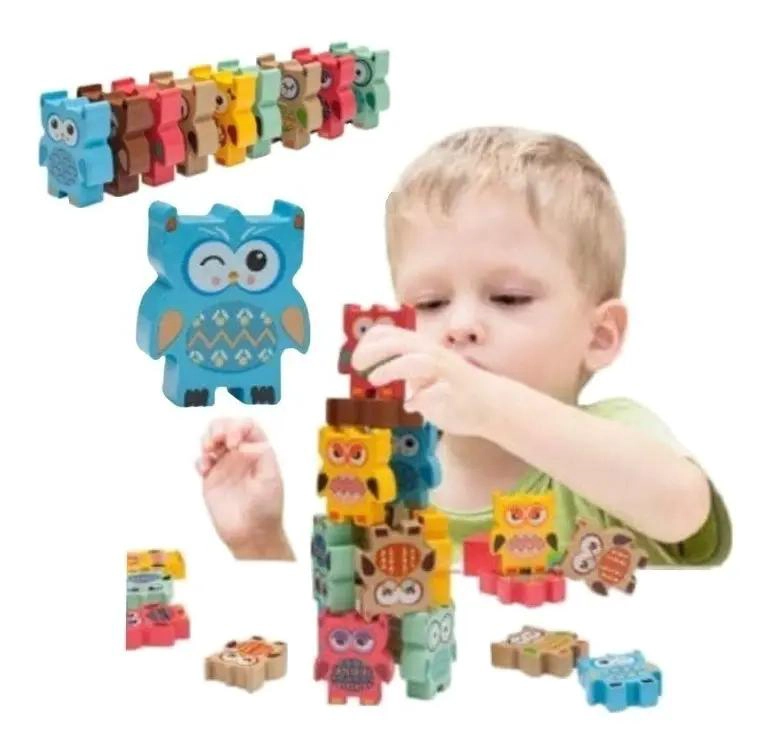 JUEGO DE EQUILIBRIO DIDACTICO DE MADERA PARA NIÑOS - 3