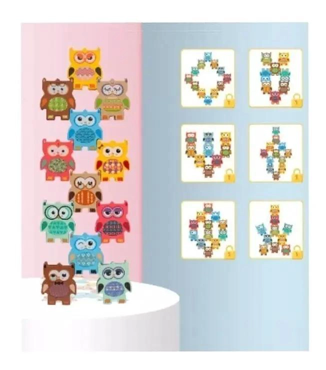 JUEGO DE EQUILIBRIO DIDACTICO DE MADERA PARA NIÑOS - 5