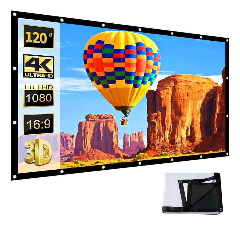 PANTALLA DE PROYECCION 120 PULGADAS 16:9 PARA IMAGENES HD - 1