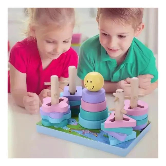 JUEGO DIDACTICO DE MADERA PARA ESTIMULACION INFANTIL - 5