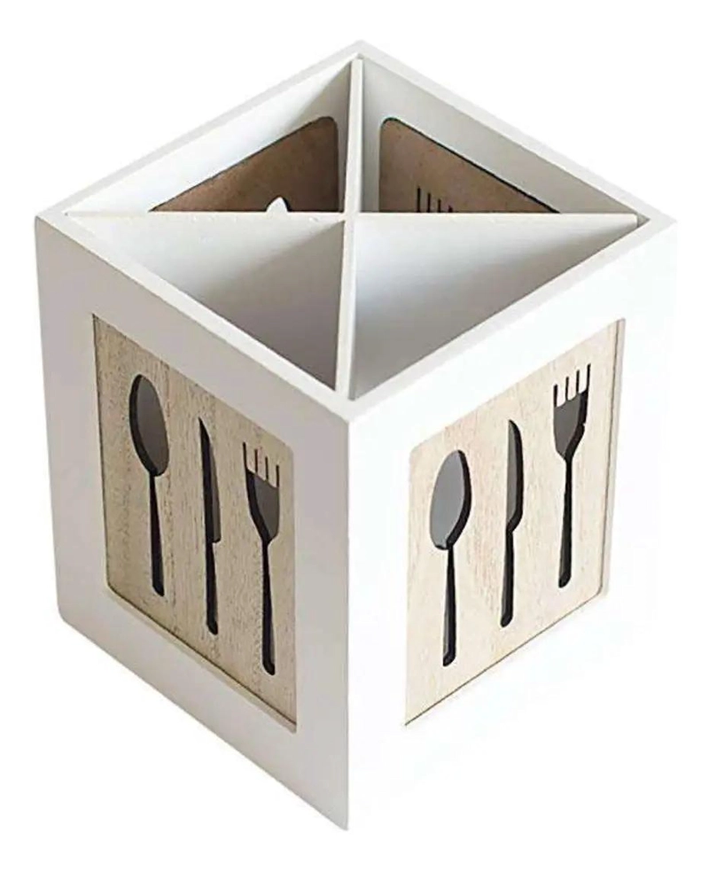 ORGANIZADOR DE CUBIERTOS DE COCINA CON DIVISIONES - 1