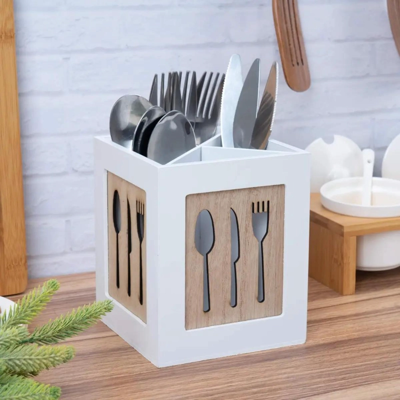 ORGANIZADOR DE CUBIERTOS DE COCINA CON DIVISIONES - 2