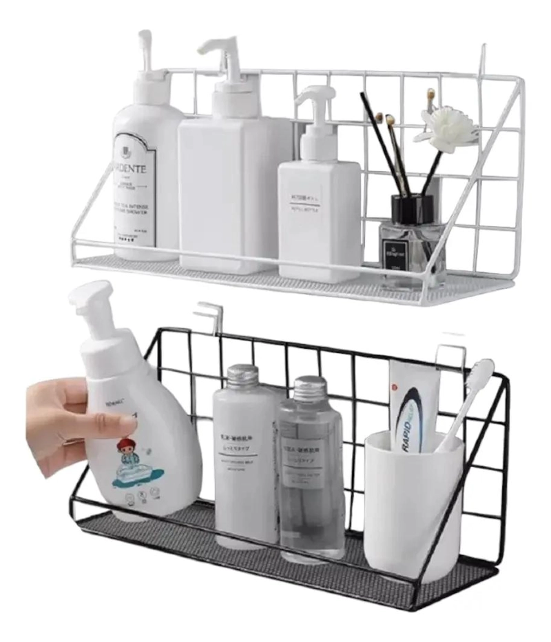 ORGANIZADOR DE DUCHA BLANCO PARA BAÑO Y HOGAR - 1
