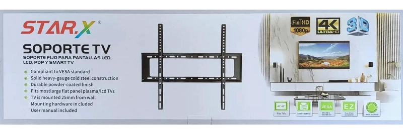 SOPORTE DE PARED PARA TELEVISORES DE 40 A 85 PULGADAS - 8