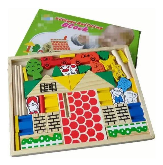 JUEGO DIDACTICO DE MADERA PARA APRENDER SOBRE LA GRANJA - 1
