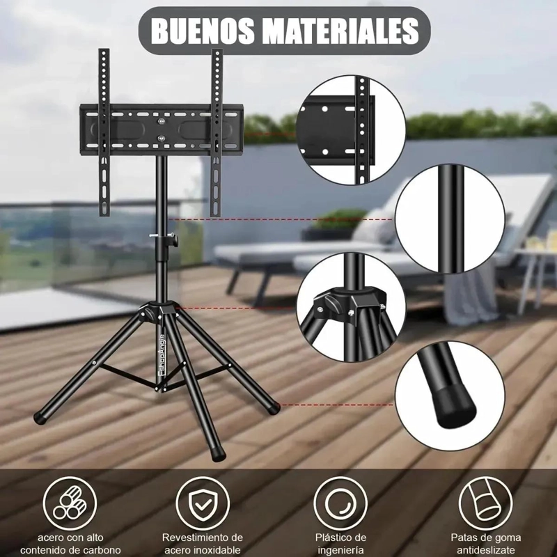 BASE TRIPODE AJUSTABLE PARA TELEVISORES DE 32 A 55 PULGADAS - 3