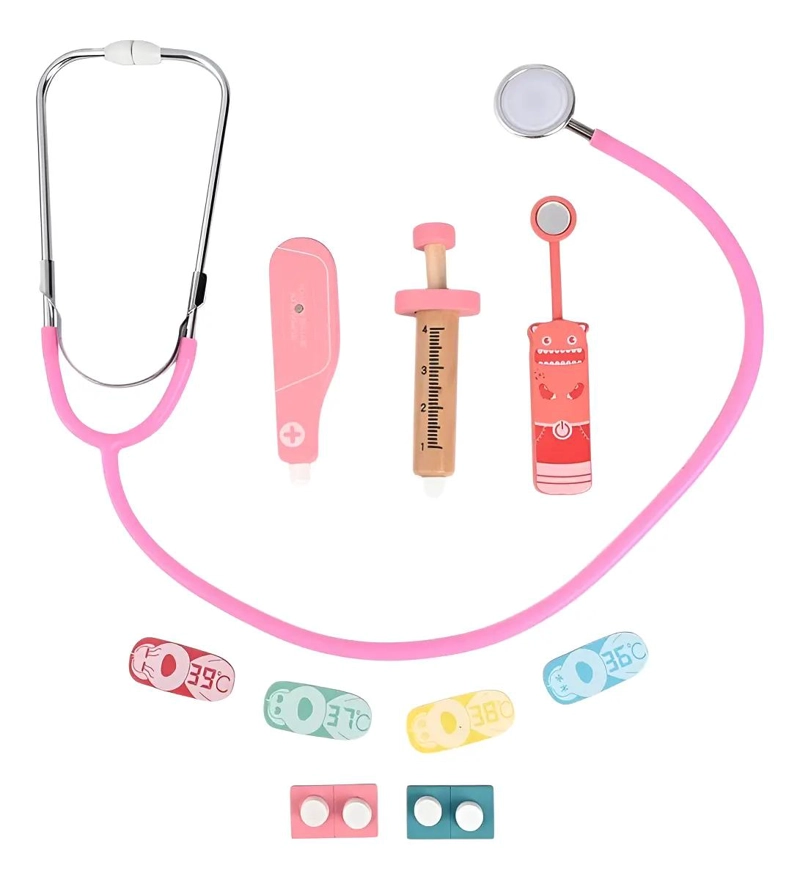 SET DE JUGUETE ME DICO DE MADERA PARA NIÑOS Y NIÑAS - 2