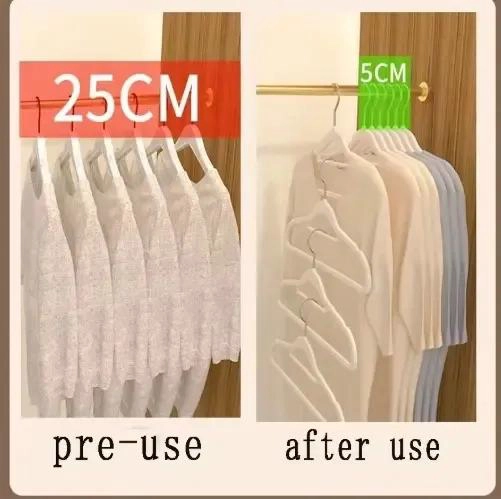 SET DE 20 PERCHAS ANTIDESLIZANTES PARA ROPA DE TERCIOPELO - 2