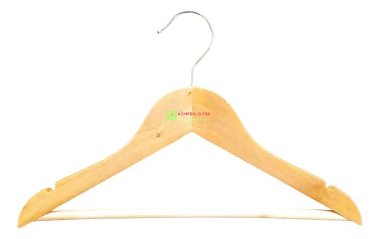 PACK DE 20 COLGADORES DE MADERA PARA ROPA INFANTIL Y ADULTO - 3