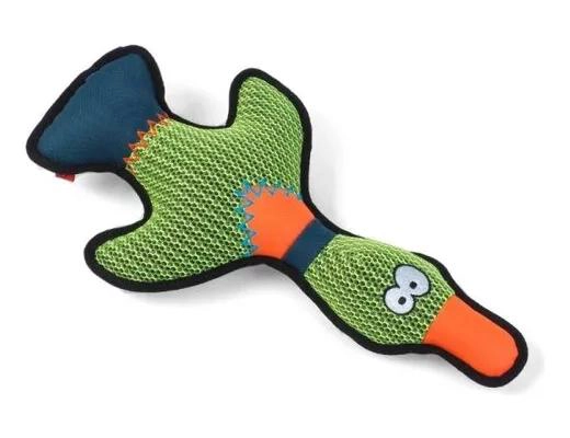 PELUCHE INTERACTIVO PARA PERROS EN FORMA DE PATO 44X22CM - 1