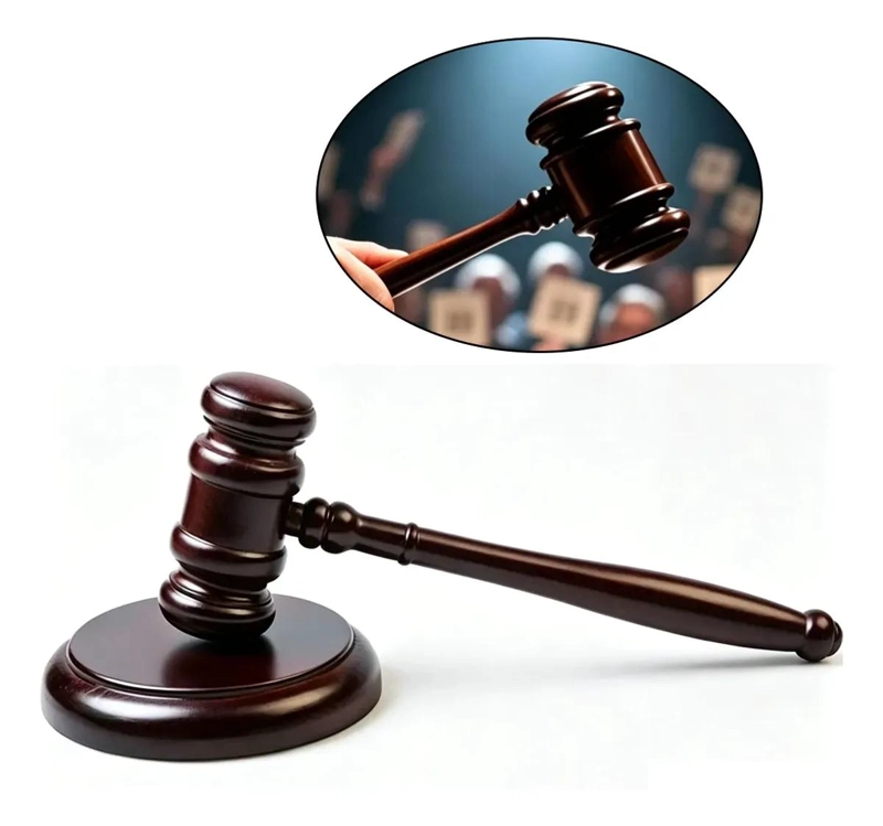 MARTILLO DE MADERA PARA CEREMONIAS Y ARBITRAJES - 1
