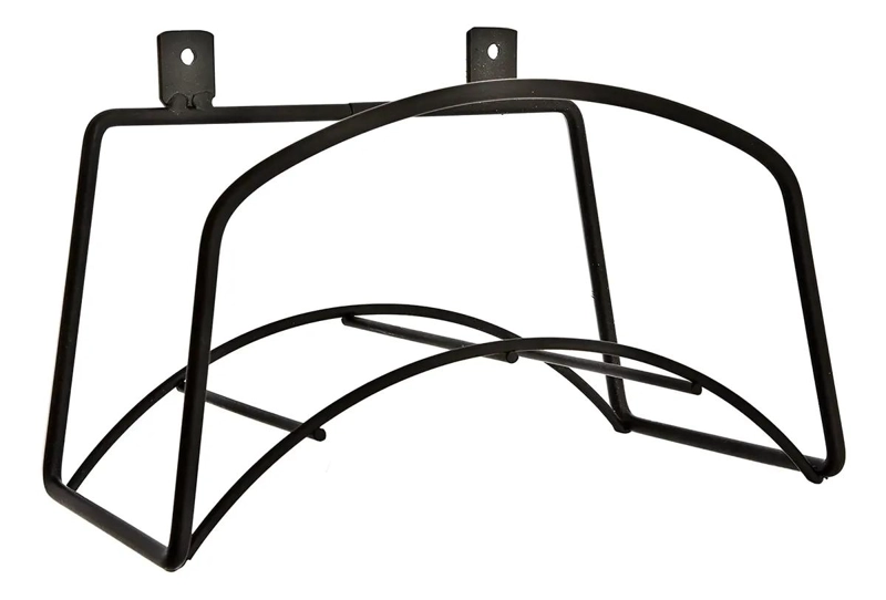 SOPORTE METALICO PARA MANGUERA DE JARDIN CON MONTAJE EN PARED - 4
