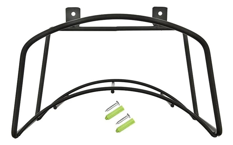 SOPORTE METALICO PARA MANGUERA DE JARDIN CON MONTAJE EN PARED - 7