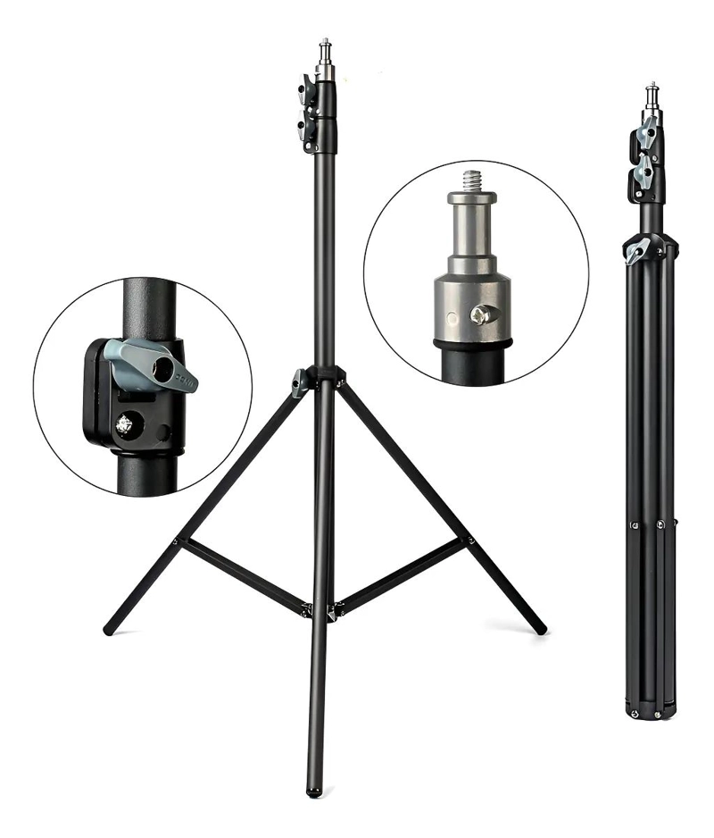 SOPORTE TRIPODE MULTIFUNCIONAL 2,1MTS PARA ESTUDIO FOTOGRAFICO - 5