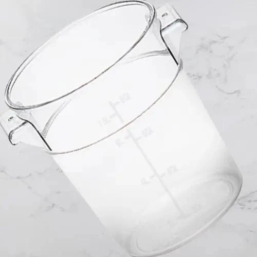 CONTENEDOR REDONDO DE POLICARBONATO 7,5 LITROS IDEAL PARA ALMACENAMIENTO - 2