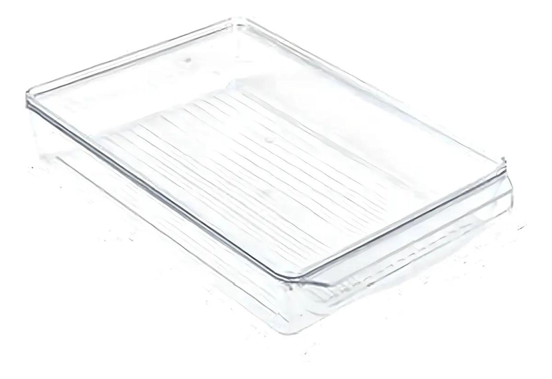 ORGANIZADOR ACRILICO PARA REFRIGERADOR CON TAPA PARA FRUTAS Y VERDURAS - 7