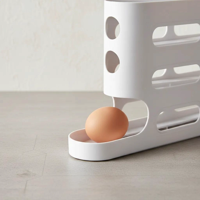 ORGANIZADOR DE HUEVOS AUTOMATICO DE 4 NIVELES PARA 26 UNIDADES - 7