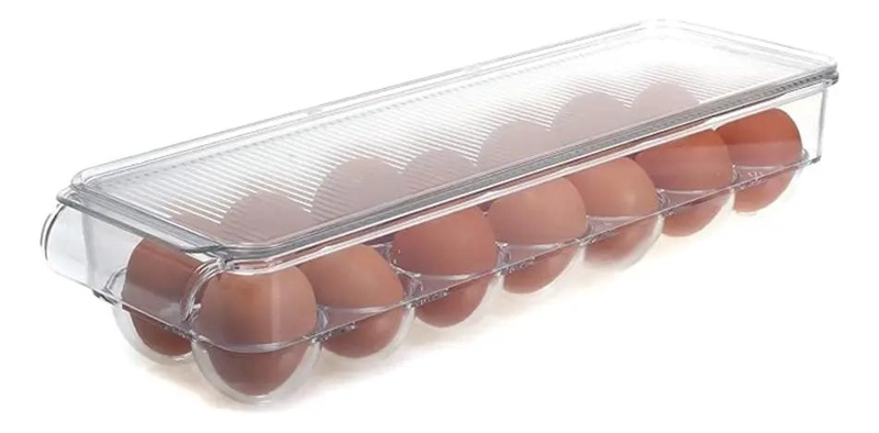 CONTENEDOR ORGANIZADOR DE HUEVOS PARA 14 UNIDADES - 3