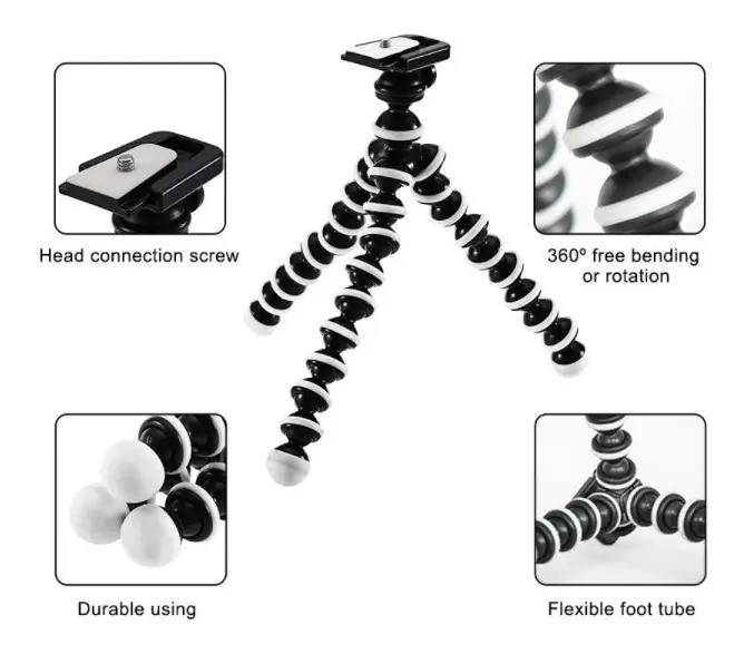 TRIPODE FLEXIBLE PARA CAMARAS COMPACTO Y LIGERO - 6