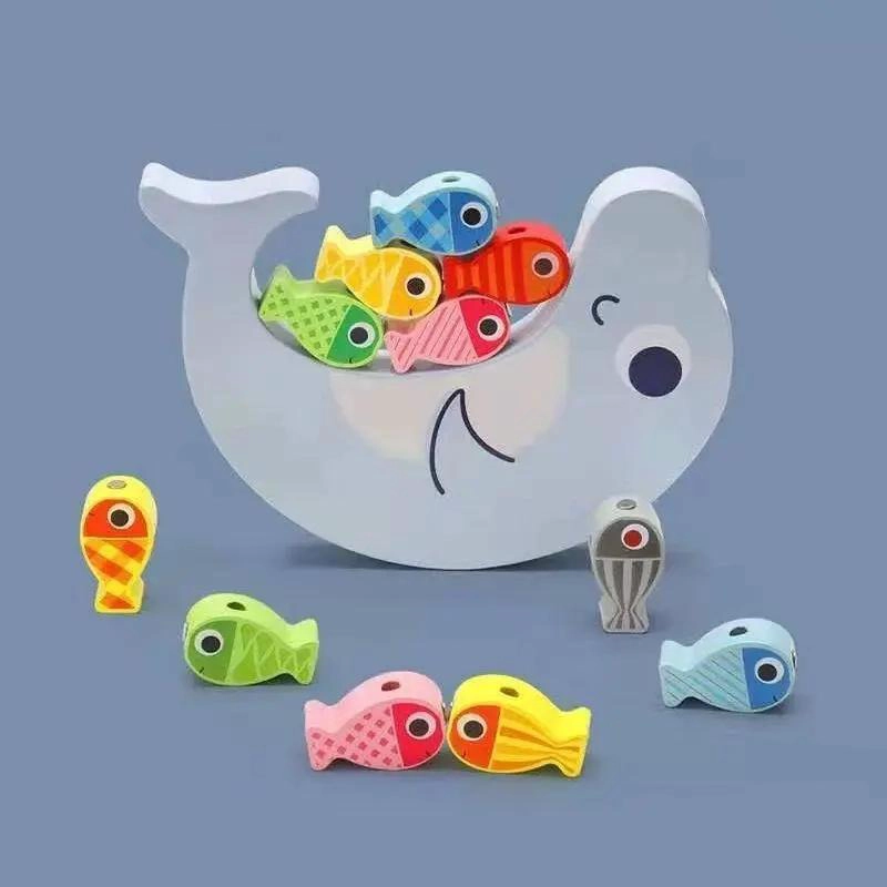JUGUETE DE PESCA MAGNE TICO DE MADERA PARA NIÑOS - 9