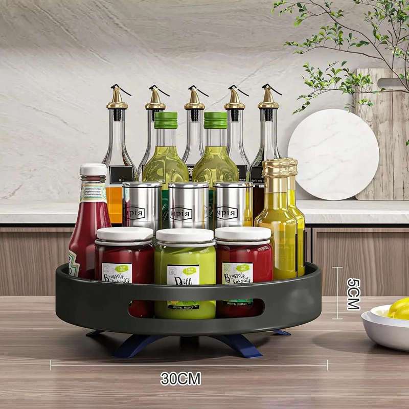 ORGANIZADOR GIRATORIO DE 12 PULGADAS PARA COCINA Y HOGAR - 2