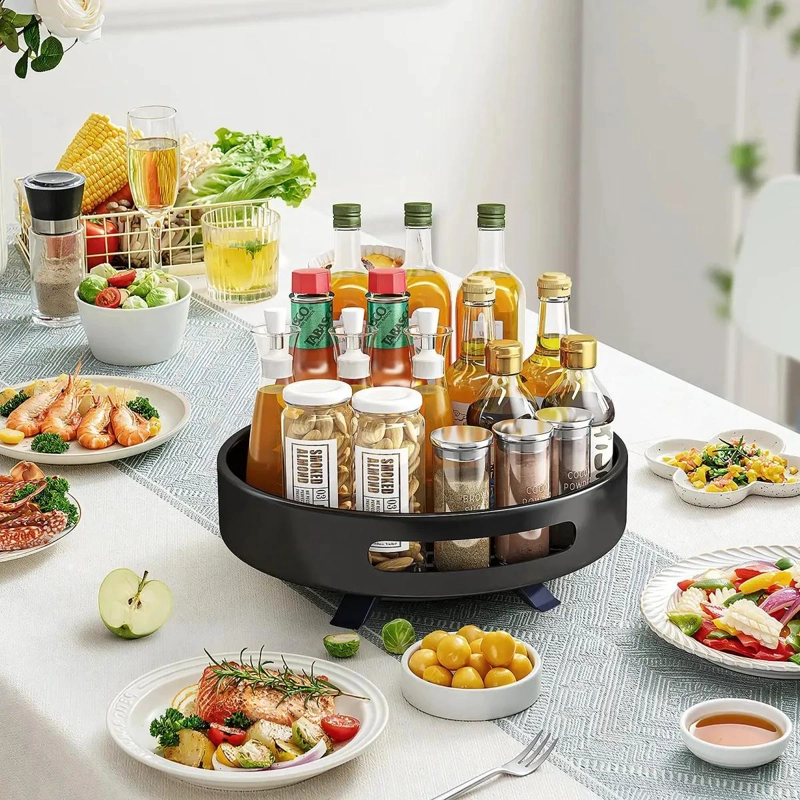 ORGANIZADOR GIRATORIO DE 12 PULGADAS PARA COCINA Y HOGAR - 5