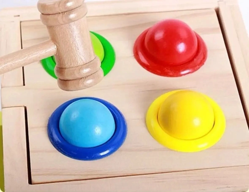 CUBO ENCAJE DIDACTICO DE MADERA PARA NIÑOS Y BEBE S - 6