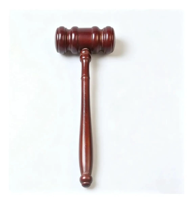 MARTILLO DE JUEZ DE MADERA 25 CM 330 G - 9