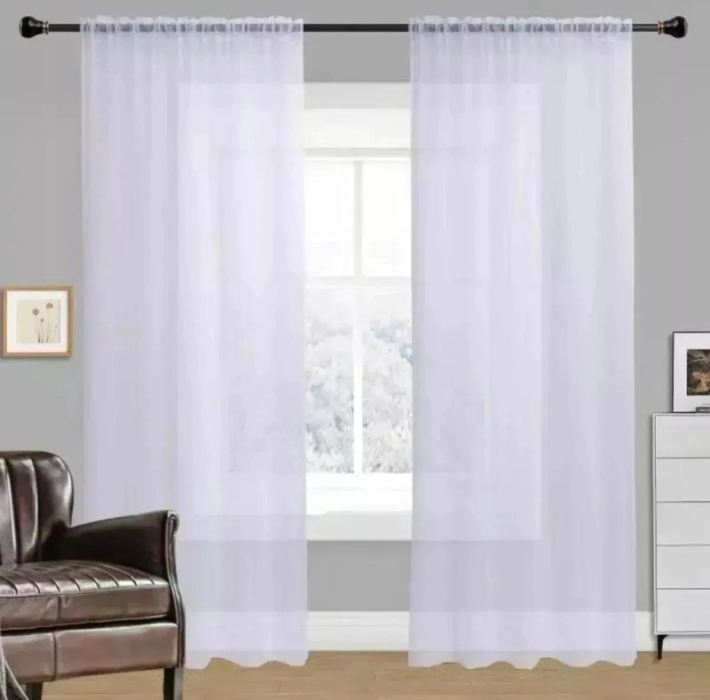 PACK DE 2 CORTINAS VISILLO 1.40X2.25MTS CON PASA TUBO - 3