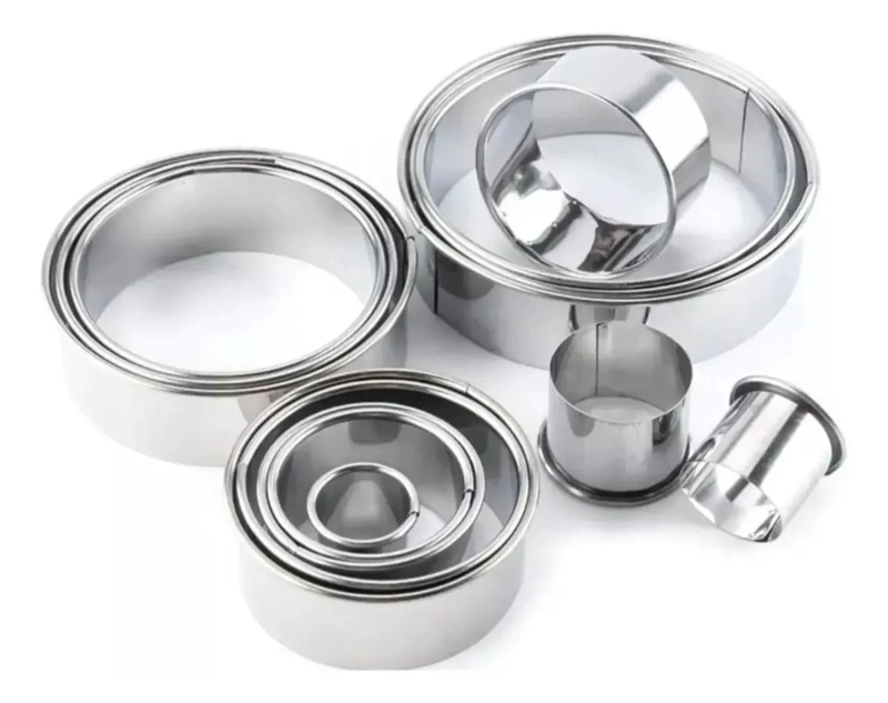SET DE 14 MOLDES CIRCULARES PARA GALLETAS Y REPOSTERIA - 3