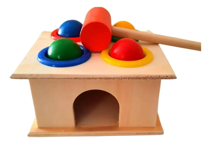 CAJA DIDACTICA DE MADERA PARA DESARROLLO INFANTIL - 3