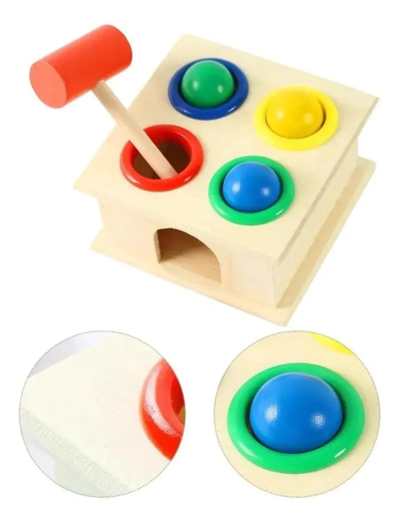CAJA DIDACTICA DE MADERA PARA DESARROLLO INFANTIL - 4