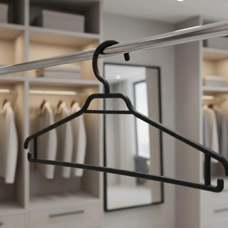 PACK DE 15 COLGADORES PLASTICOS RESISTENTES PARA ROPA - 5