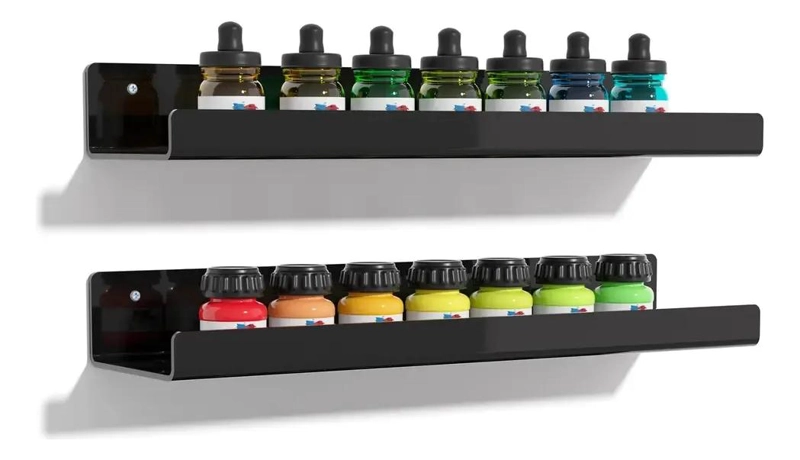 ESTANTES DE ACRILICO PARA ALMACENAMIENTO EN PARED - 1