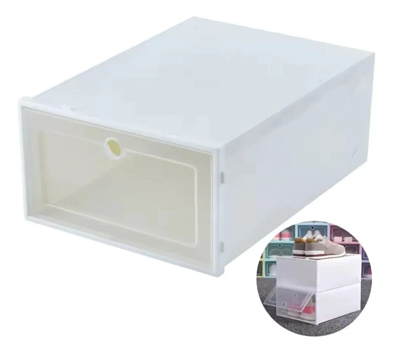 PACK DE 6 ORGANIZADORES TRANSPARENTES APILABLES PARA CALZADO - 3